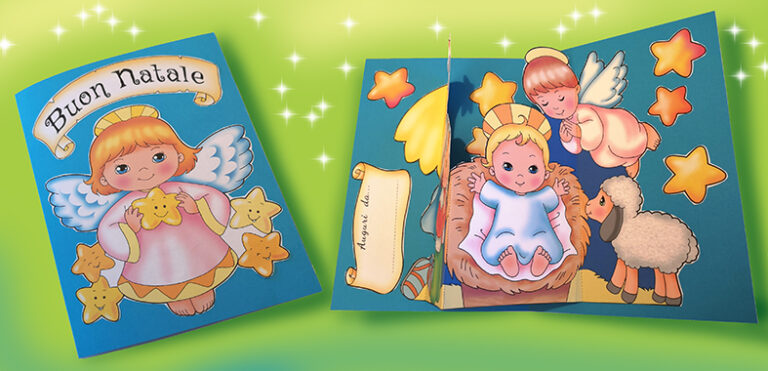 gesù bambino biglietto pop-up