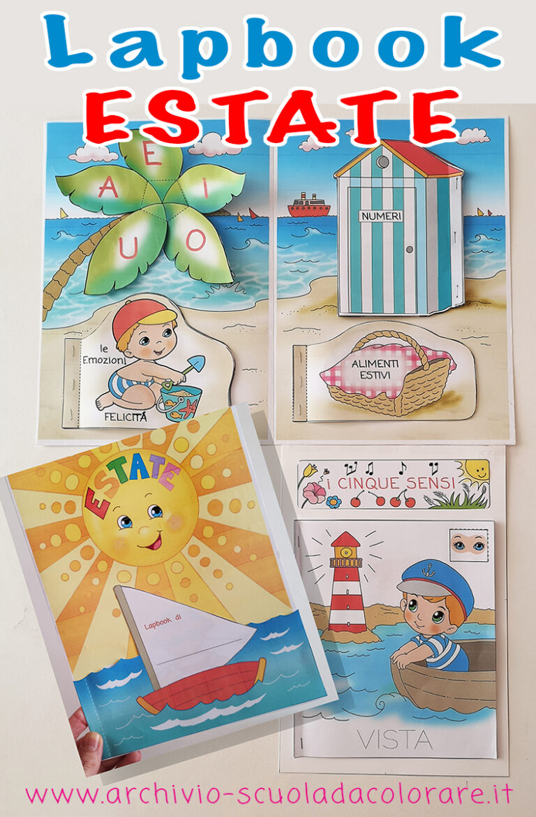 lapbook estate scuola infanzia