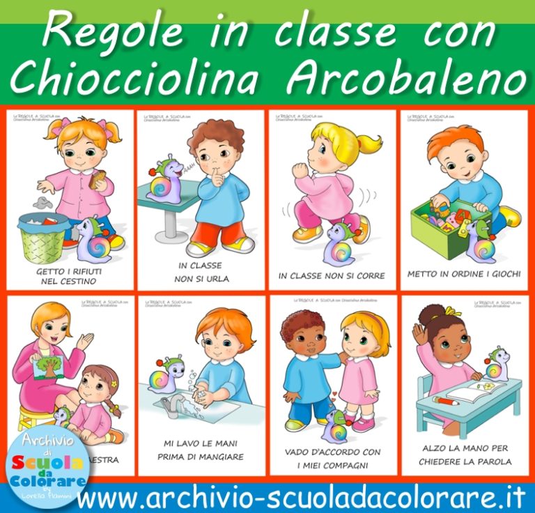 disegni delle regole in classe