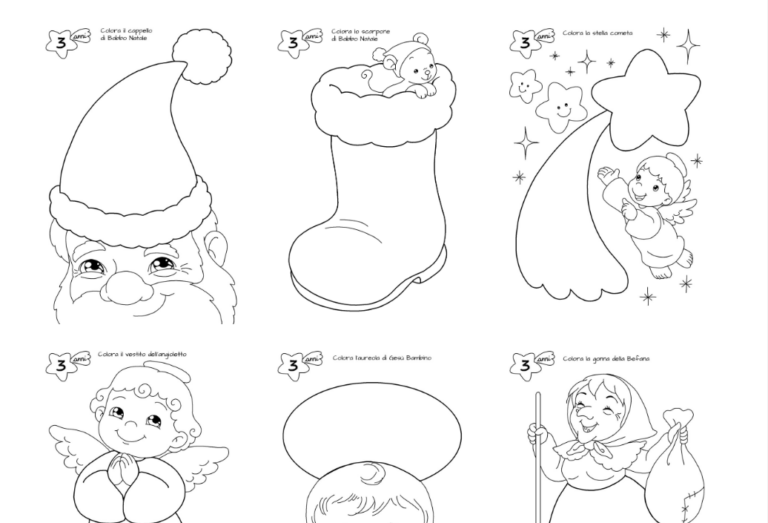disegni da colorare di natale