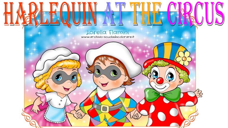 harlequin at the circus fairy tales for kids