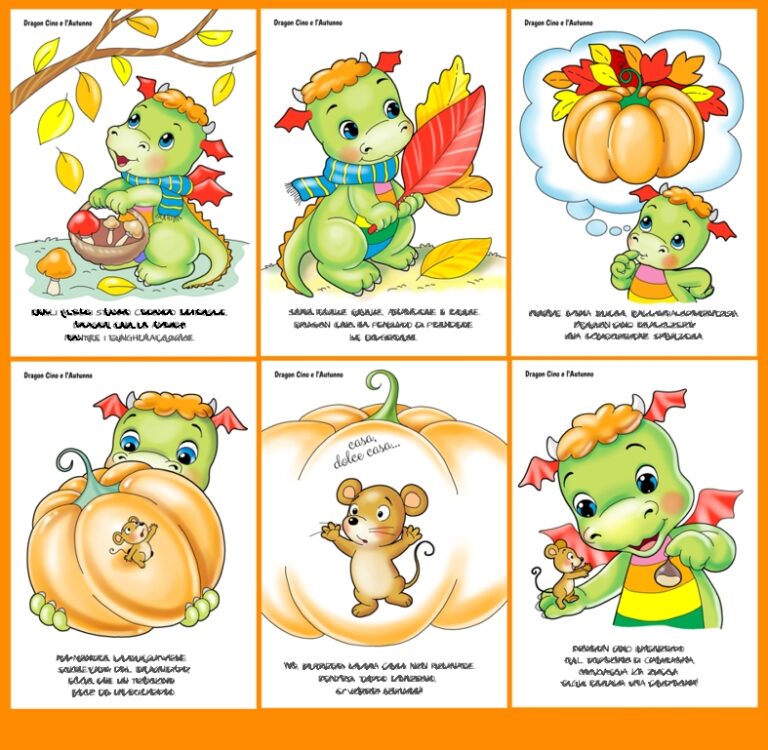 filastrocca sull'autunno con dragon cino