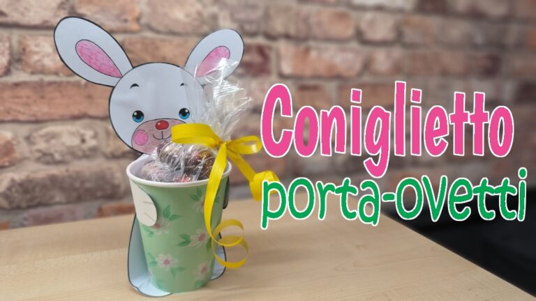 coniglio porta ovetti di pasqua
