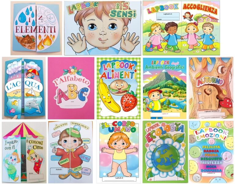 lapbook scuola infanzia da stampare