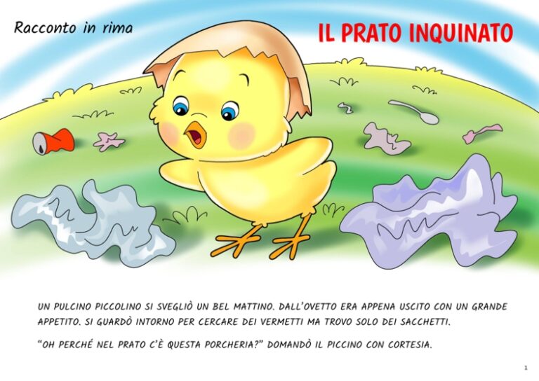 filastrocca di primavera prato inquinato